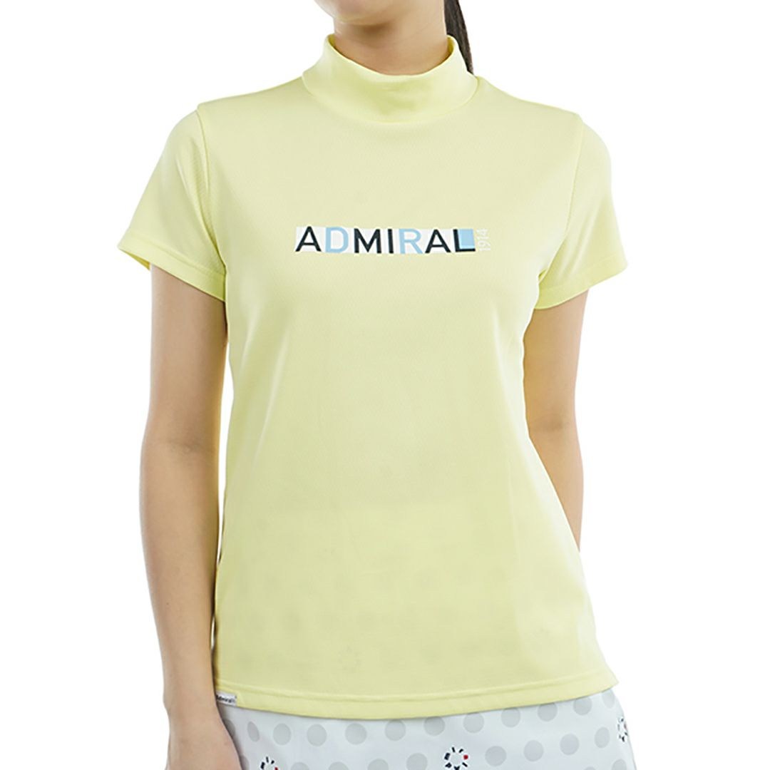 [アドミラル ゴルフ] レディース カラタッチ ドライモックシャツ