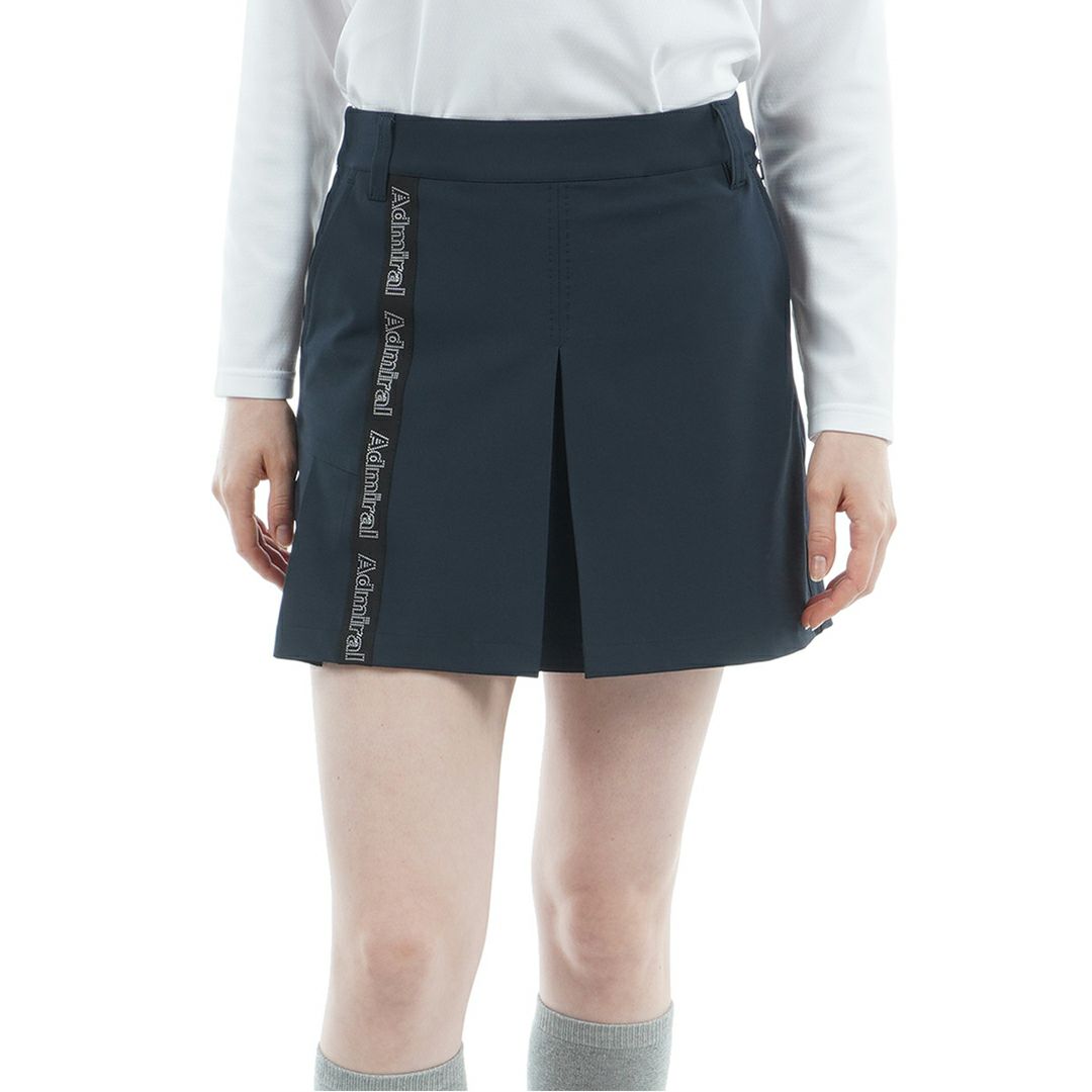 [アドミラル ゴルフ] レディース 4WAYストレッチ ボックスプリーツキュロット
