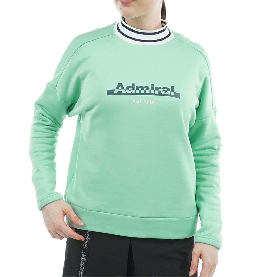 [アドミラル ゴルフ] レディース カルイシ 軽量モックネックスウェット