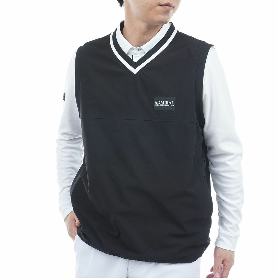 [アドミラル ゴルフ] メンズ Vネック ウィンドベスト
