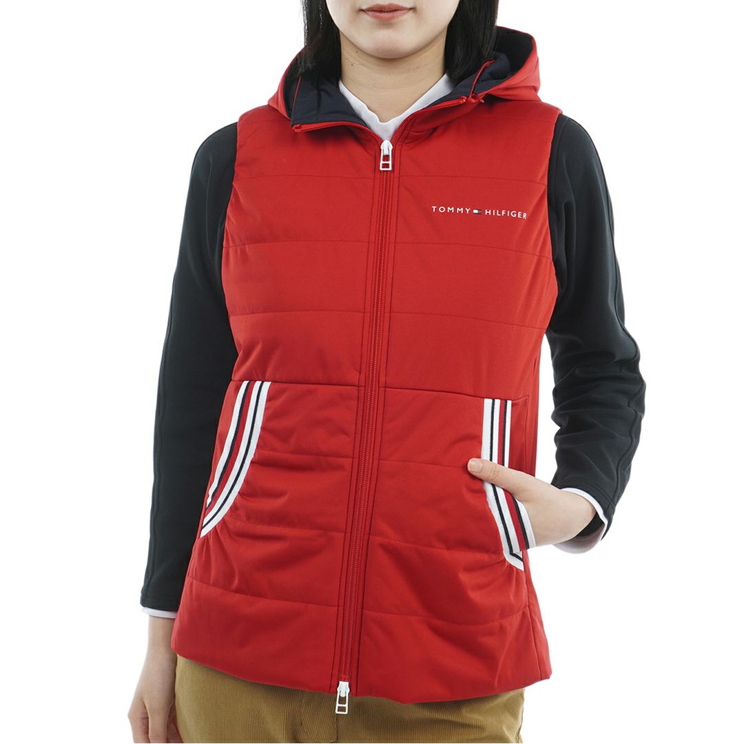 [トミーヒルフィガー] レディース 中綿 キルトベスト