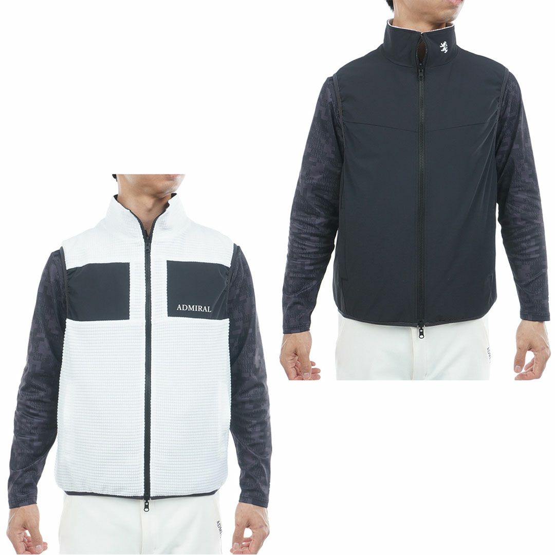 [アドミラル ゴルフ] メンズ リバーシブル ボアベスト