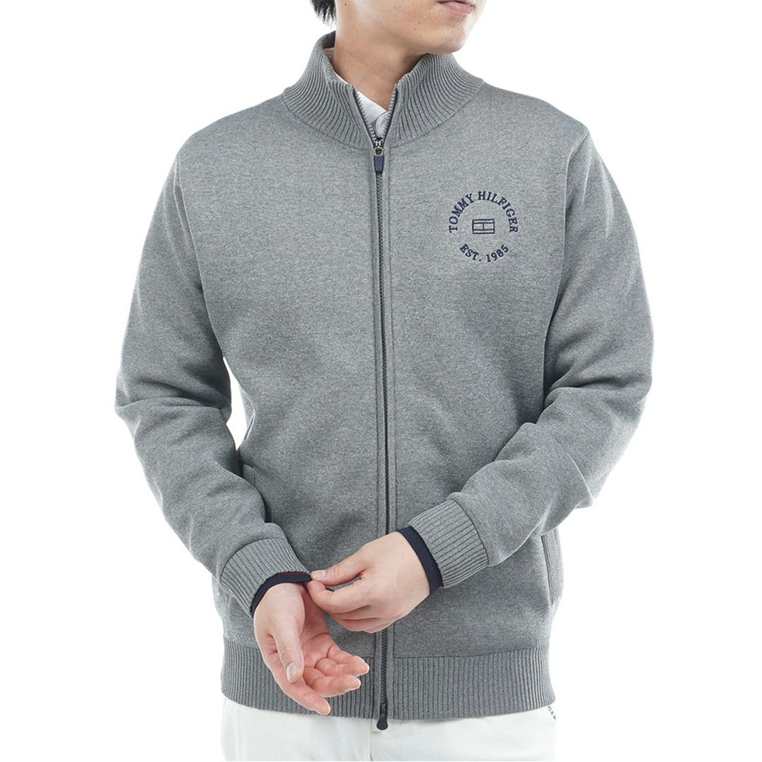 [トミーヒルフィガー] メンズ モ-ル ニットジャケット