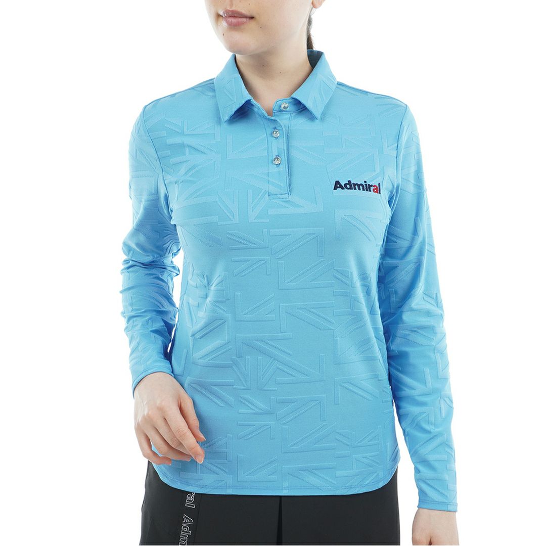 [アドミラル ゴルフ] レディース UJジャガード 長袖シャツ