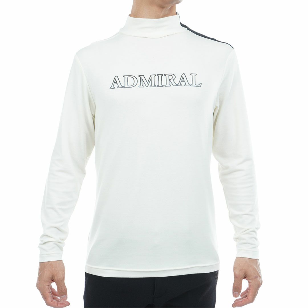 [アドミラル ゴルフ] メンズ スエード起毛　ハイネックシャツ