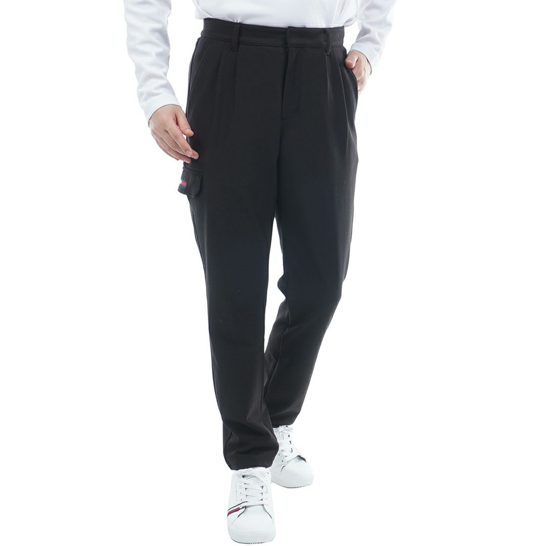 [トミーヒルフィガー] メンズ ツータック リラックス テ-パ-ドパンツ