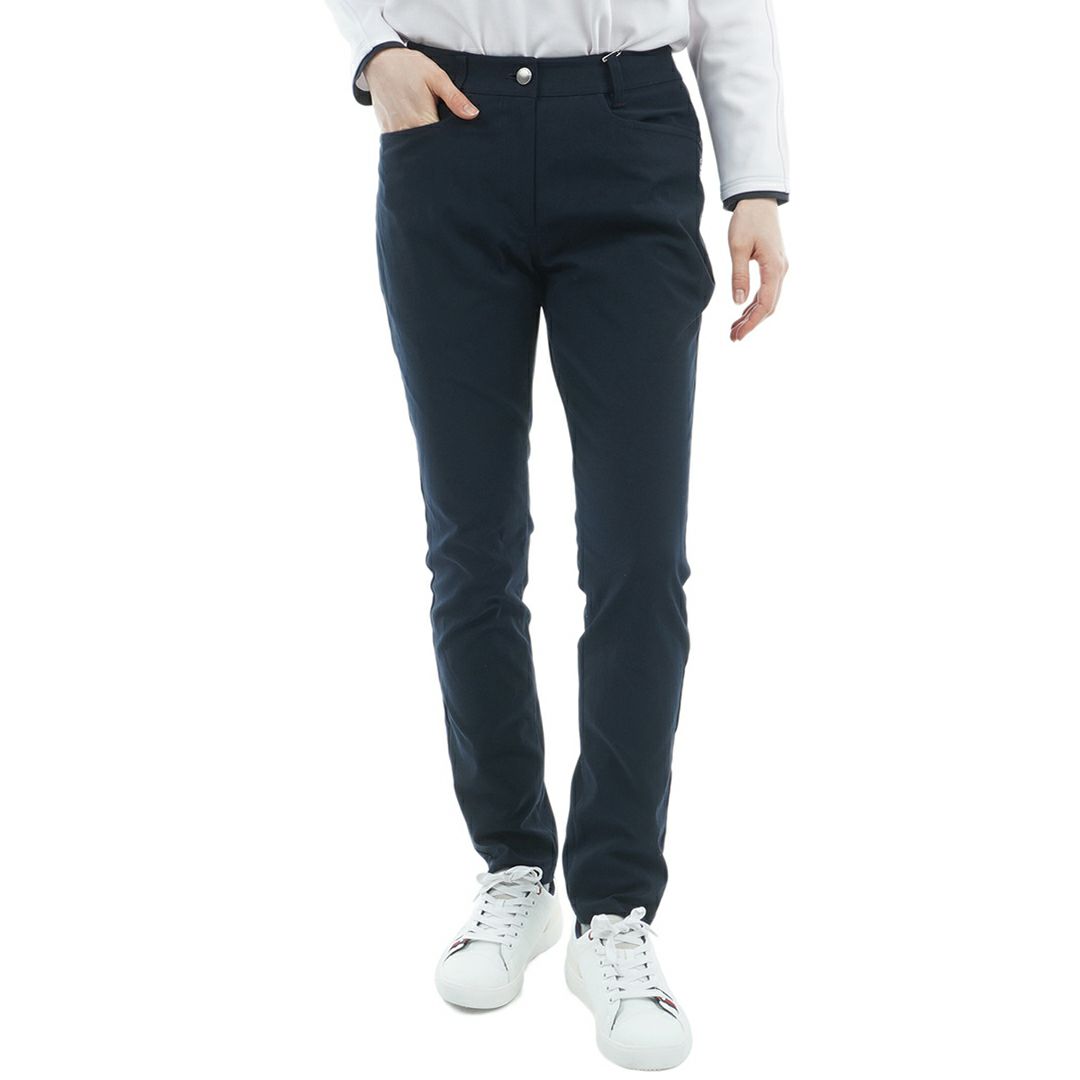 [トミーヒルフィガー] レディース ストレッチツイル ロングパンツ