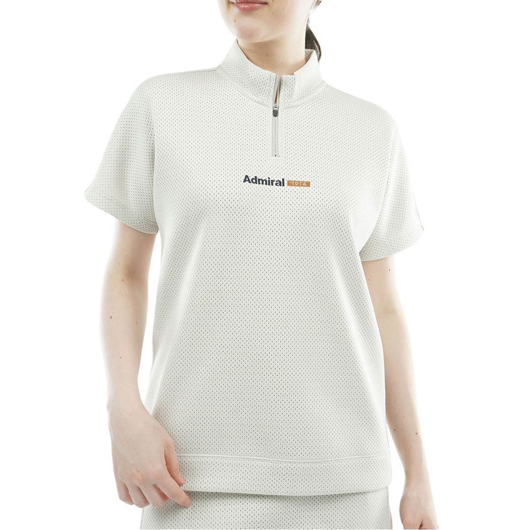 [アドミラル ゴルフ] レディース ビッグメッシュ ダンボール半袖プルオーバー