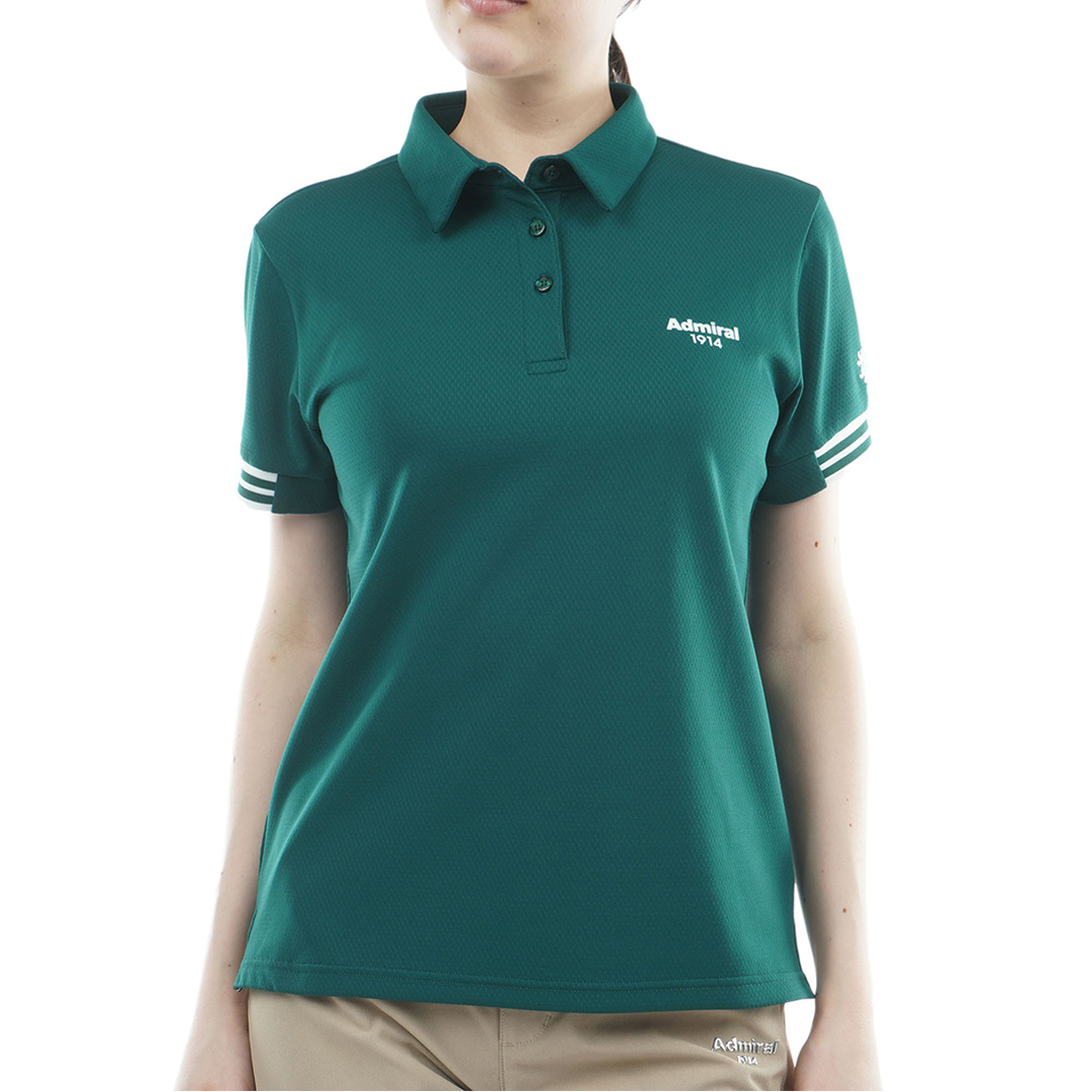 [アドミラル ゴルフ] レディース カラタッチ モックネックシャツ