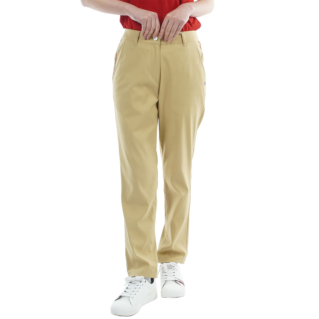 [トミー ヒルフィガー ゴルフ] レディース ツイル 九分丈パンツ