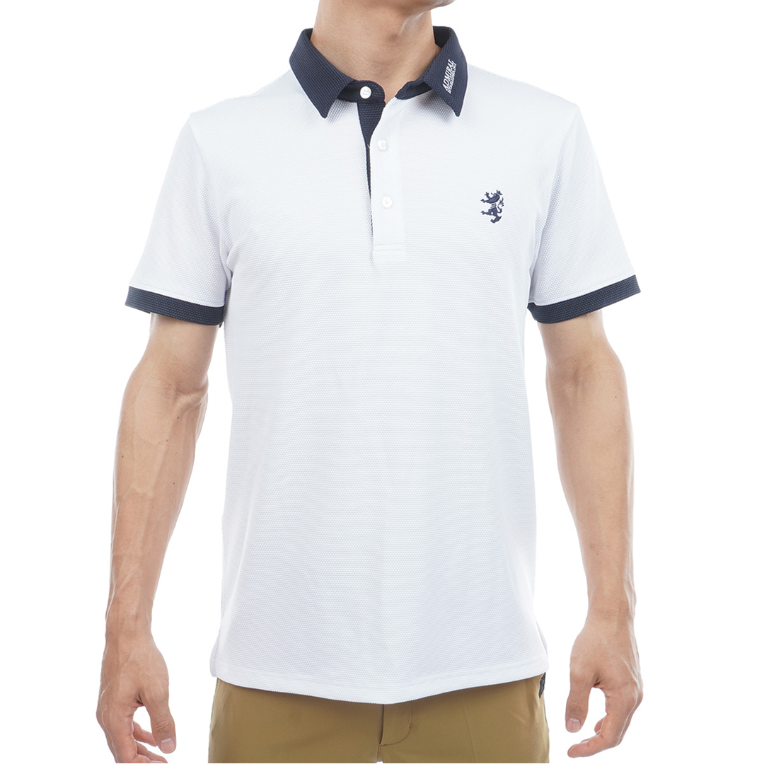 [アドミラル ゴルフ] メンズ ポップコーン シャツ