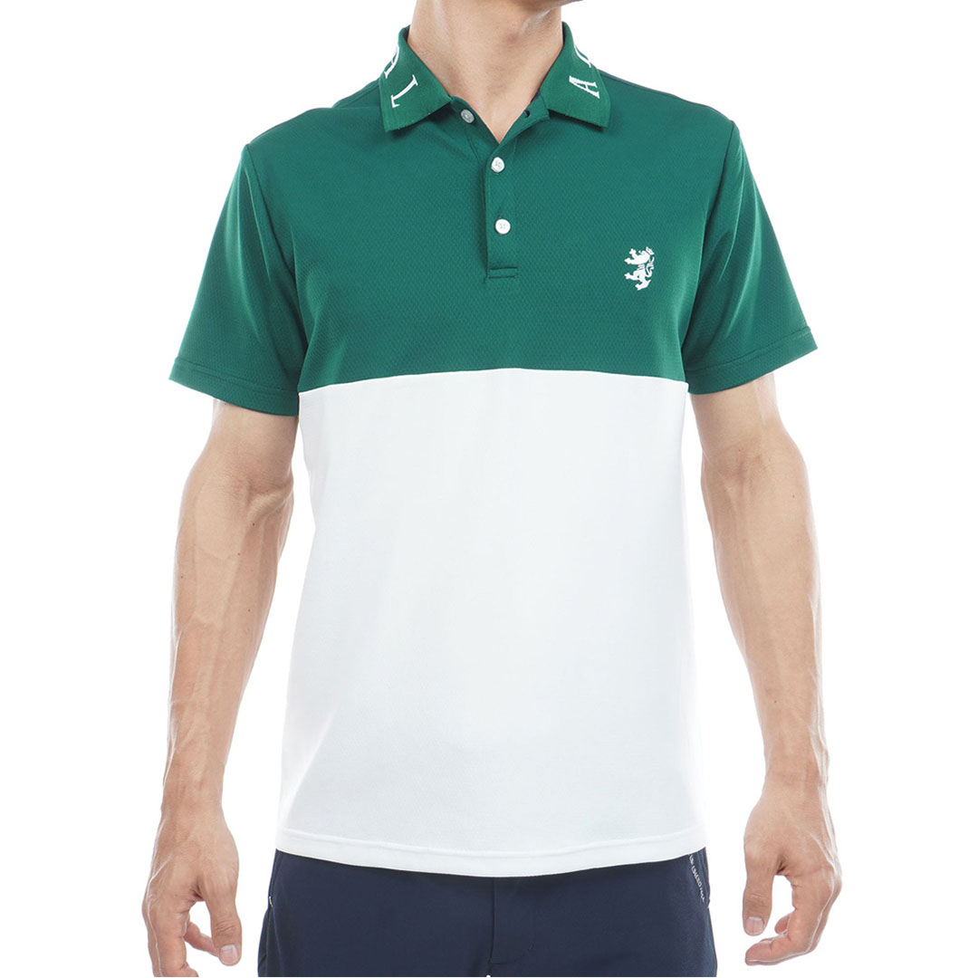 [アドミラル ゴルフ] メンズ カラタッチ カラーブロックポロシャツ