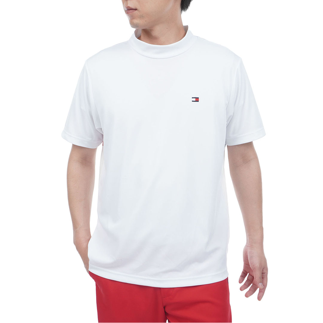 [トミー ヒルフィガー ゴルフ] メンズ ハイブリッド 半袖モックシャツ