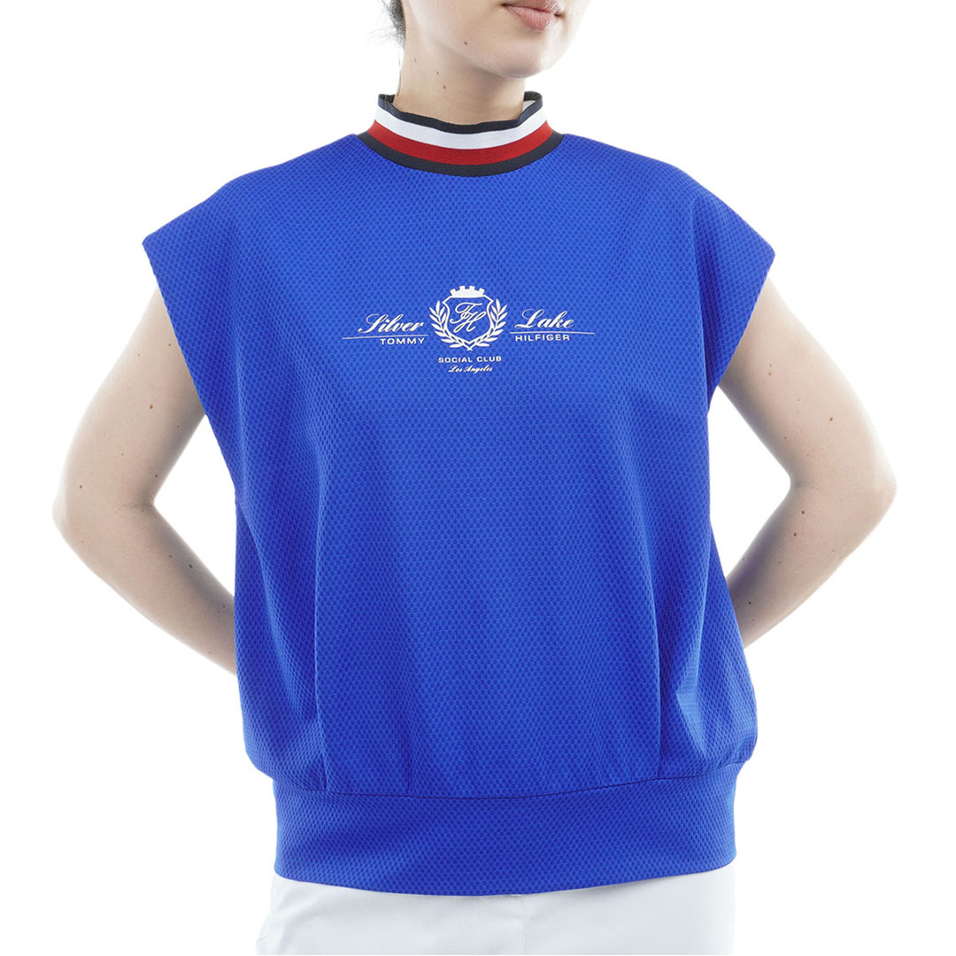 [トミー ヒルフィガー ゴルフ] レディース フレンチコクーン モックネックシャツ