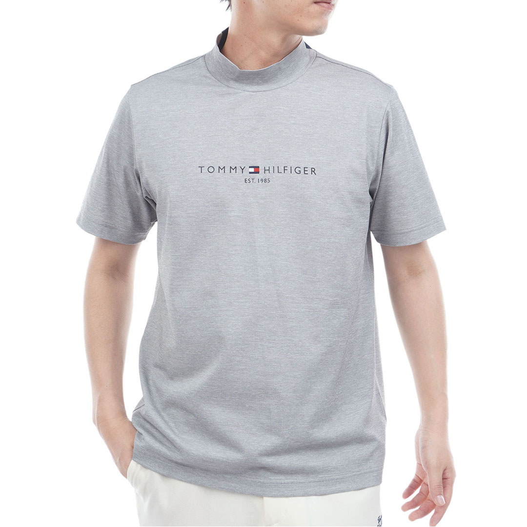 [トミー ヒルフィガー ゴルフ] メンズ レイブロックワッフル 半袖モックシャツ