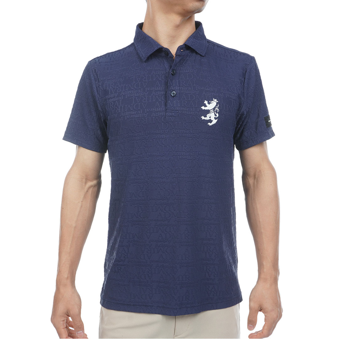 [アドミラル ゴルフ] メンズ ハイテンションジャカード シャツ