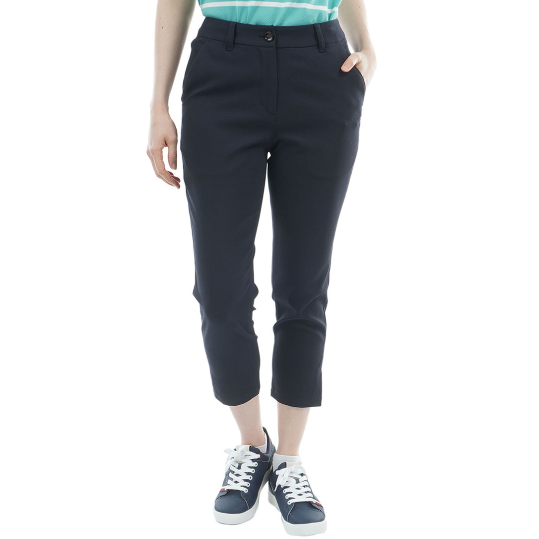 [トミー ヒルフィガー ゴルフ] レディース パナマメッシュ 七分丈パンツ