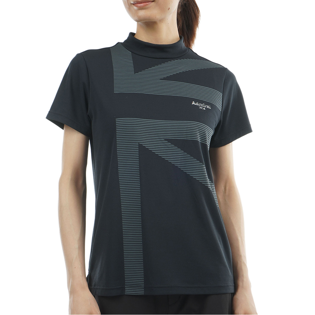 [アドミラル ゴルフ] レディース カラタッチプラス UJモックネックシャツ