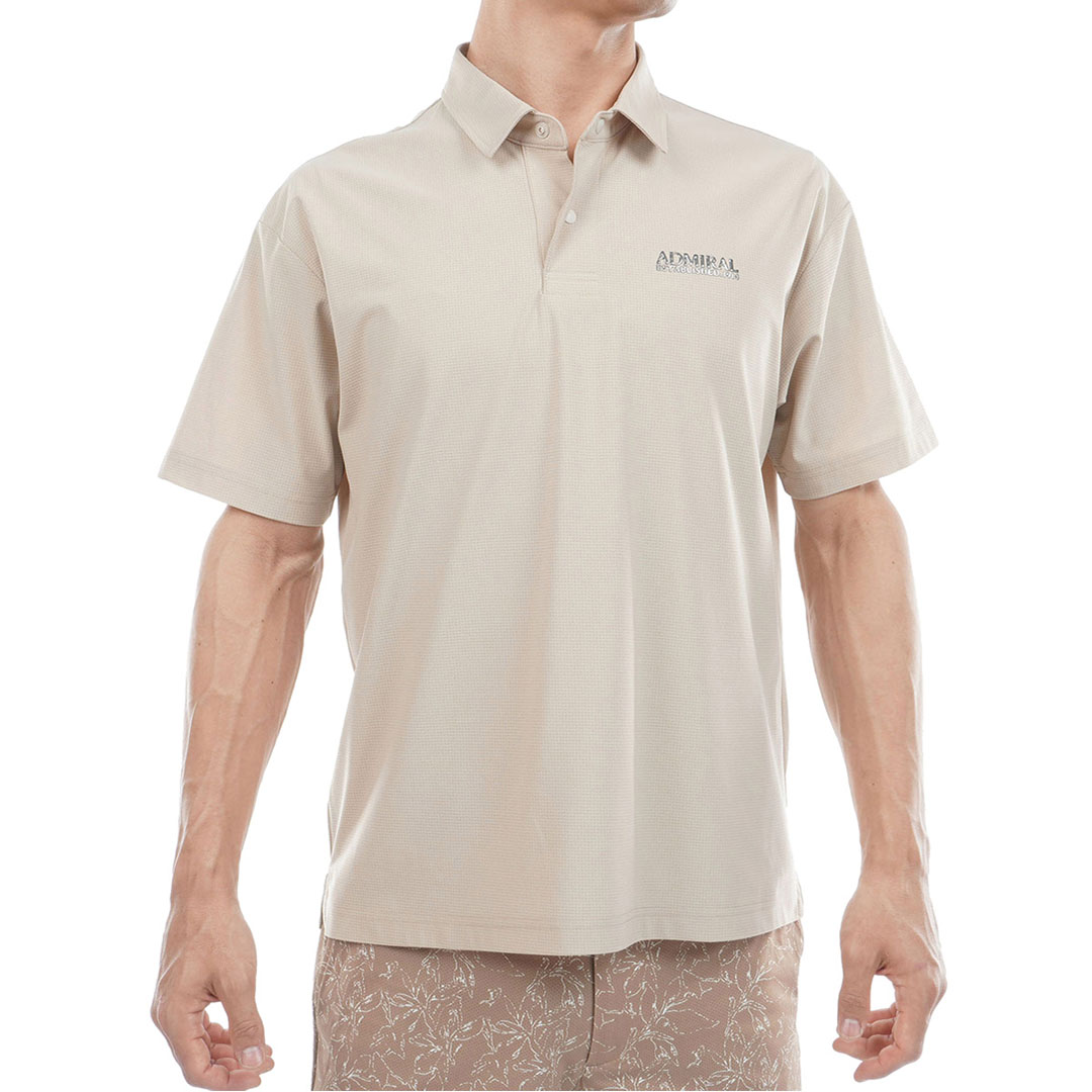 [アドミラル ゴルフ] メンズ ワイドサイズ メッシュシャツ