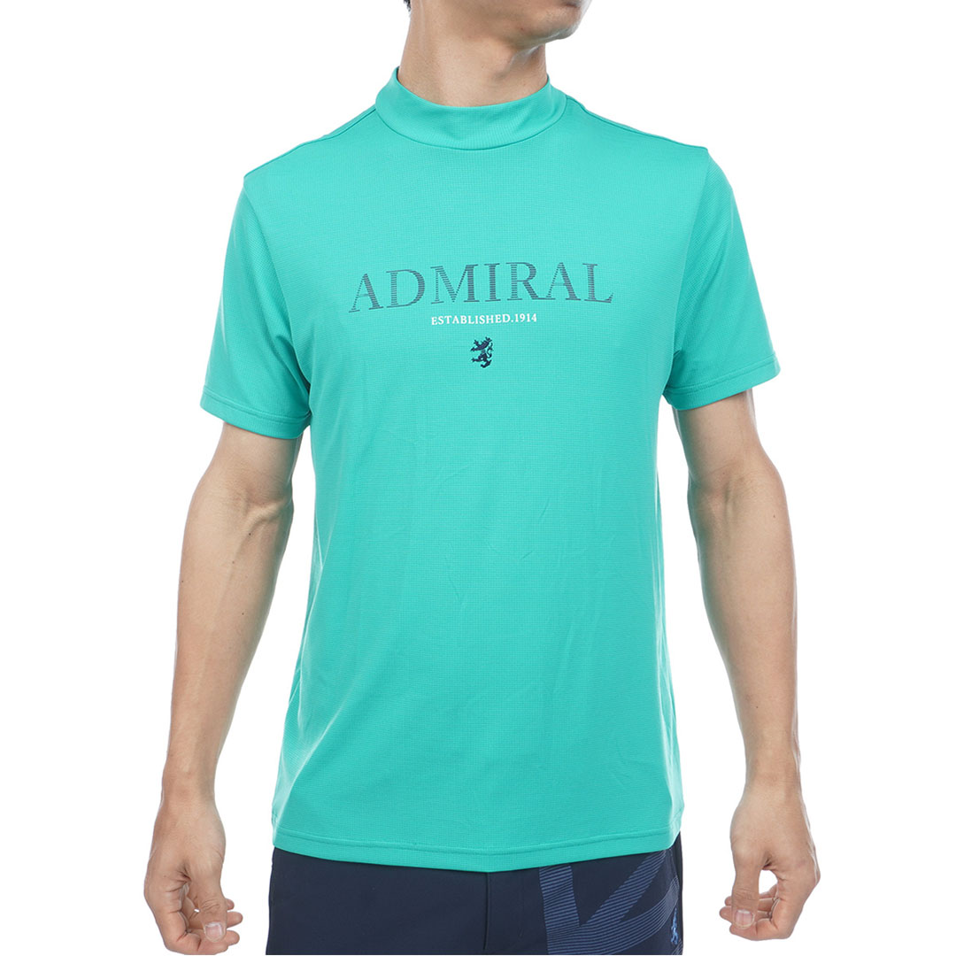 [アドミラル ゴルフ] メンズ カラタッチプラス モックネックシャツ