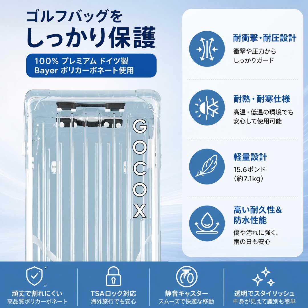 [ゴーコックス] トラベルハードケース